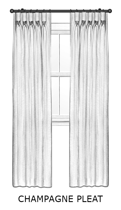 Champagne Pleat